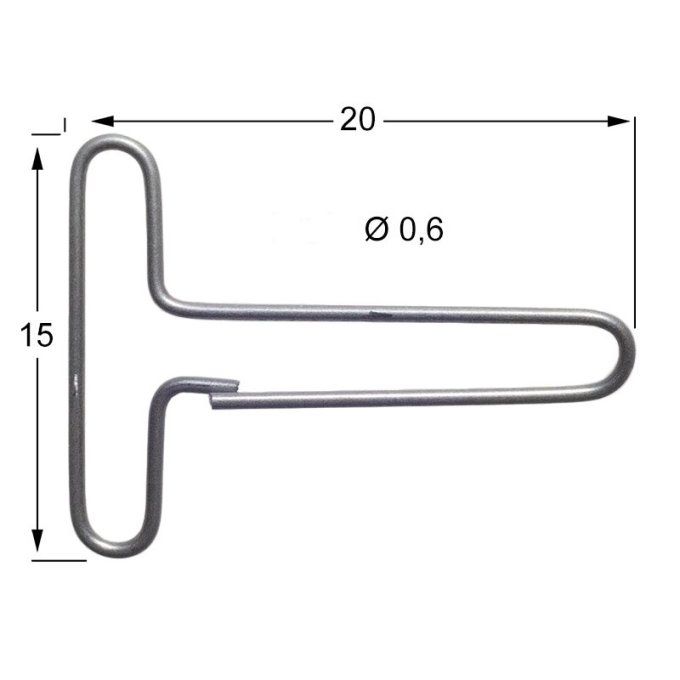 Attache PAWIS / 20 pièces