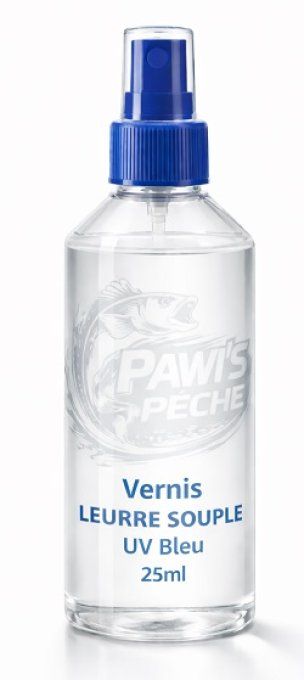 Vernis leurre souple UV Bleu pour aérographe - 25 ml