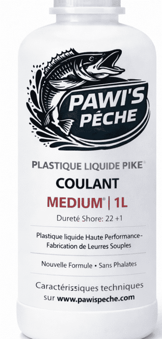 PLASTIQUE LIQUIDE CRISTAL PAWIS PIKE MEDIUM ® / Plastique coulant /1L Dureté Shore: 22 ±1