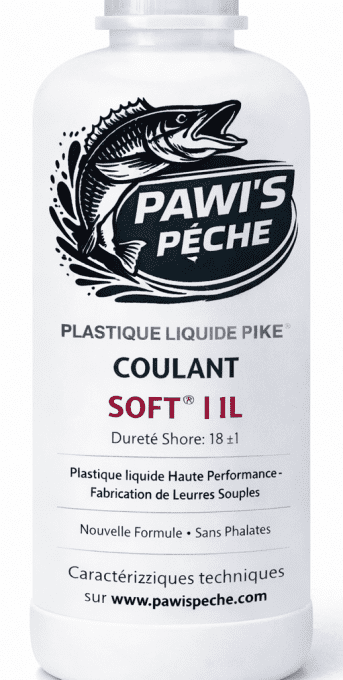 PLASTIQUE LIQUIDE CRISTAL PAWIS PIKE SOFT ® / Plastique coulant / 1L Dureté Shore: 18 ±1